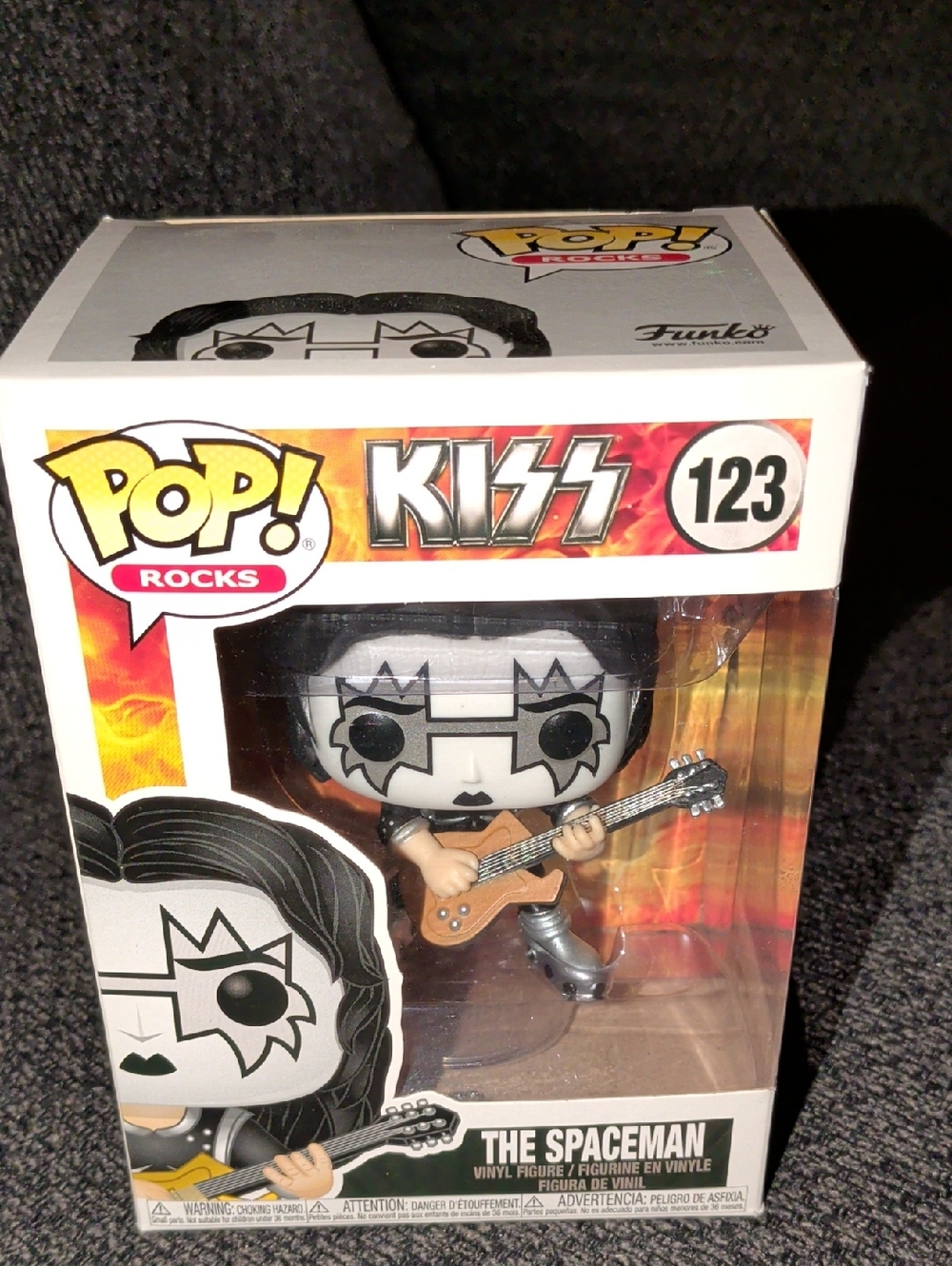 Funko Rocks KISS The Spaceman 123 Vinyl Figure - White & Black